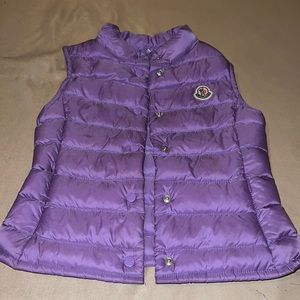 Girls Moncler Vest Size 5
